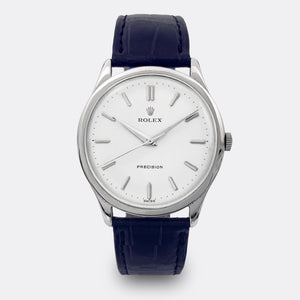 ROLEX | Super Jumbo Purist Dresswatch | Pearl White Dial | Ref. 8029 | 1950s