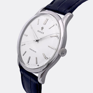 ROLEX | Super Jumbo Purist Dresswatch | Pearl White Dial | Ref. 8029 | 1950s