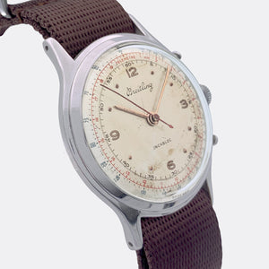 BREITLING | Jumbo Chronostop | Flyback Chronograph | Red Second | 1950s