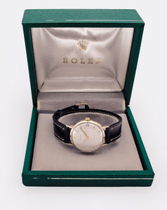 ROLEX | Precision | Dresswatch | Coin Edge | 9k Solid Gold | 3-6-9 Cream Dial | 1950s