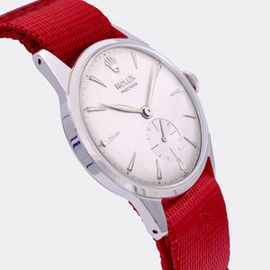 ROLEX | Precision | Solid Dresswatch | Subseconds | Silver-in-Silver Dial | Ref. 8896 | 1950s