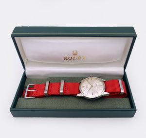 ROLEX | Precision | Solid Dresswatch | Subseconds | Silver-in-Silver Dial | Ref. 8896 | 1950s