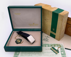 ROLEX | Cellini | Dresswatch | Full Collector Set | 18K Solid White Gold | Ref. 4135 | 1970s