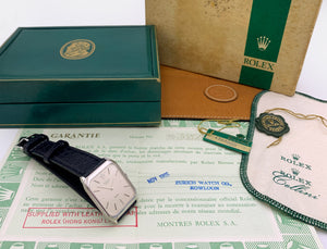 ROLEX | Cellini | Dresswatch | Full Collector Set | 18K Solid White Gold | Ref. 4135 | 1970s