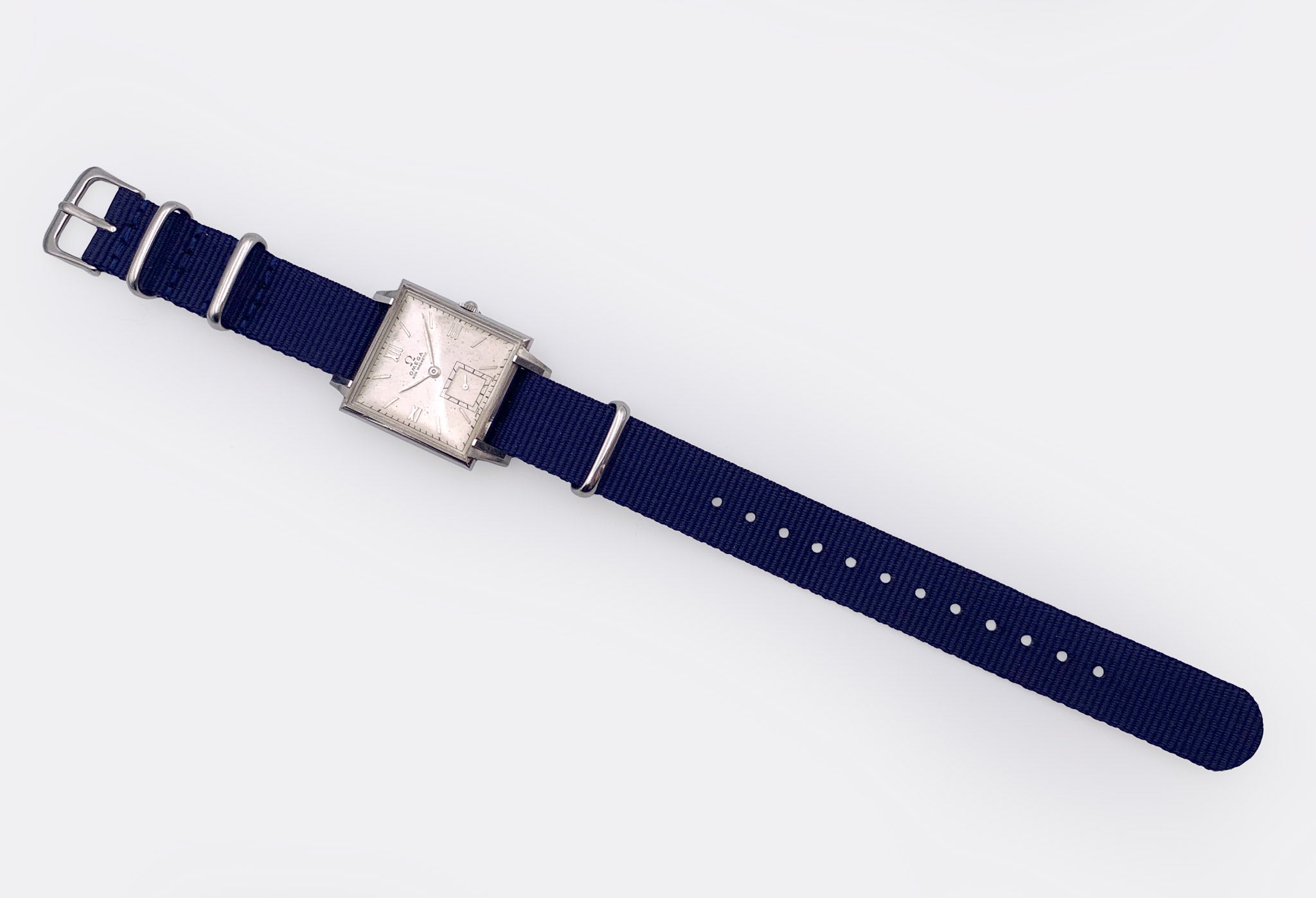 OMEGA | Dresswatch | Square | Subseconds | Cream Dial | Ref. 3797 | 1940s