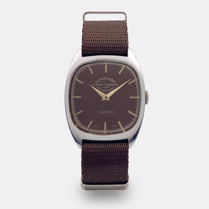 CUERVO Y SOBRINOS - LONGINES | Habana | Tonneau | Brown Dial | 1940s