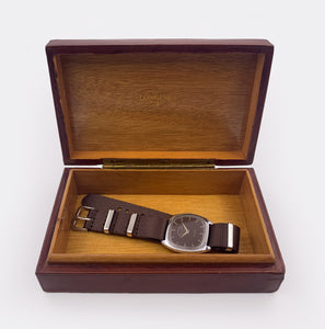 CUERVO Y SOBRINOS - LONGINES | Habana | Tonneau | Brown Dial | 1940s