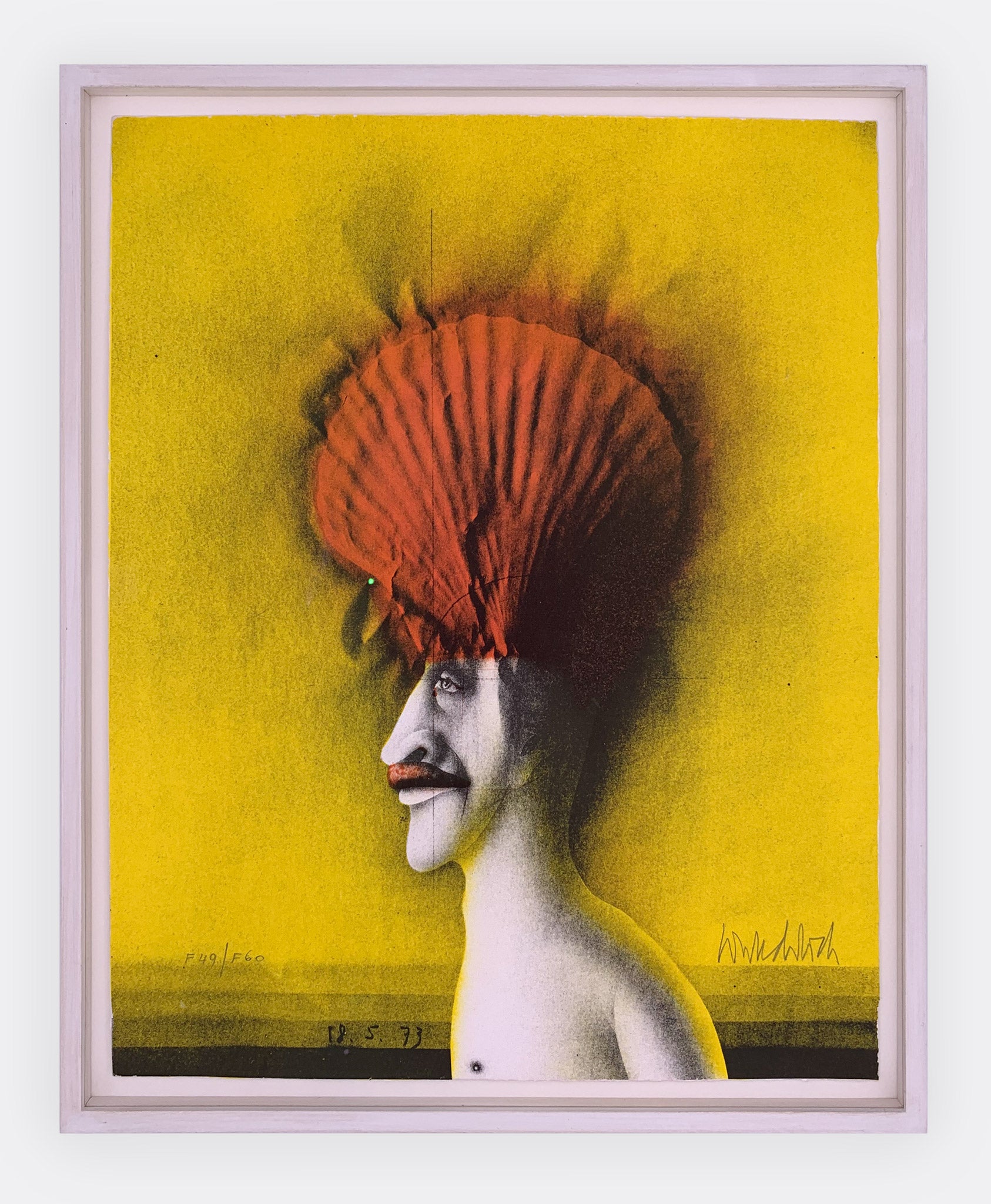 PAUL WUNDERLICH | Selbst mit Muschelhelm