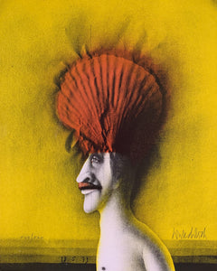 PAUL WUNDERLICH | Selbst mit Muschelhelm